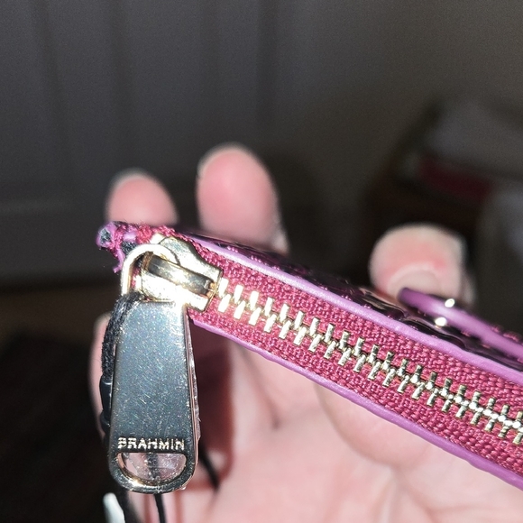Brahmin Lennon Credit Card Wallet in Sugar Plum Melbourne. NWT. - Picture 13 of 14
